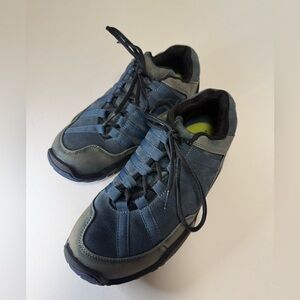 Kuru Blue Suede/Leather Orthopedic Walking Shoes - Women's 9